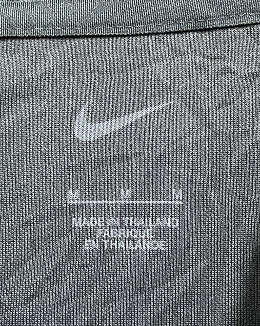 Nike Grey Polyester Sport Polo T Shirt For Men Medium - Preloved Labels