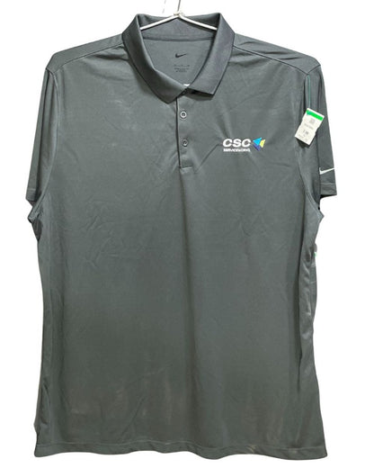 Nike Grey Polyester Sport Polo T Shirt For Men X Large - Preloved Labels
