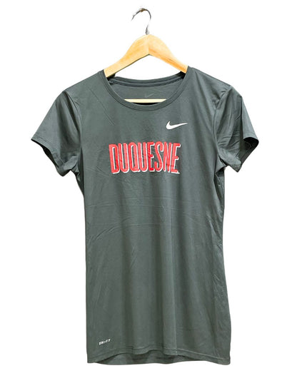 Nike Grey Sport For Women T Shirt Medium - Preloved Labels