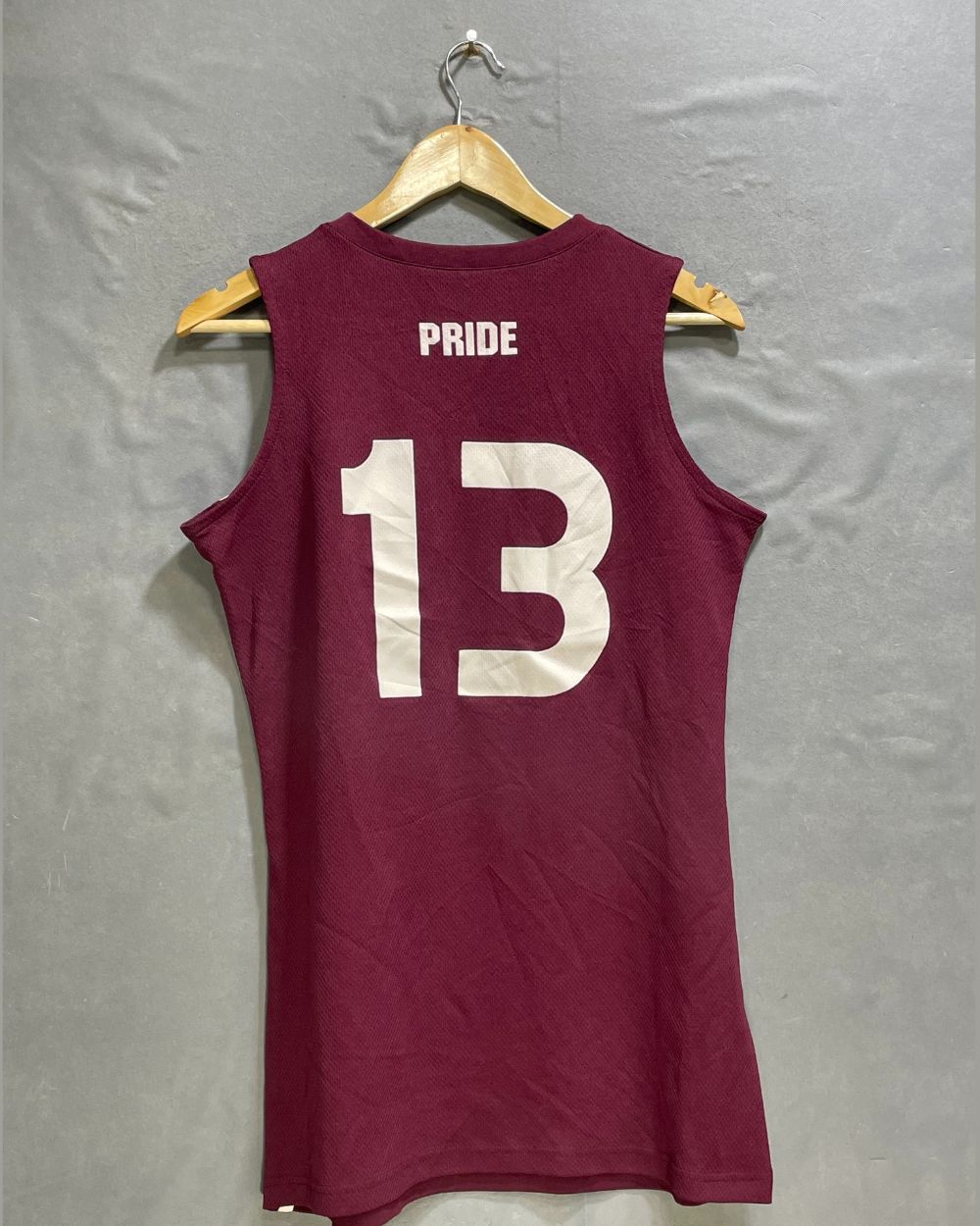 Nike Maroon Sport For Women Vest T Shirt Medium - Preloved Labels