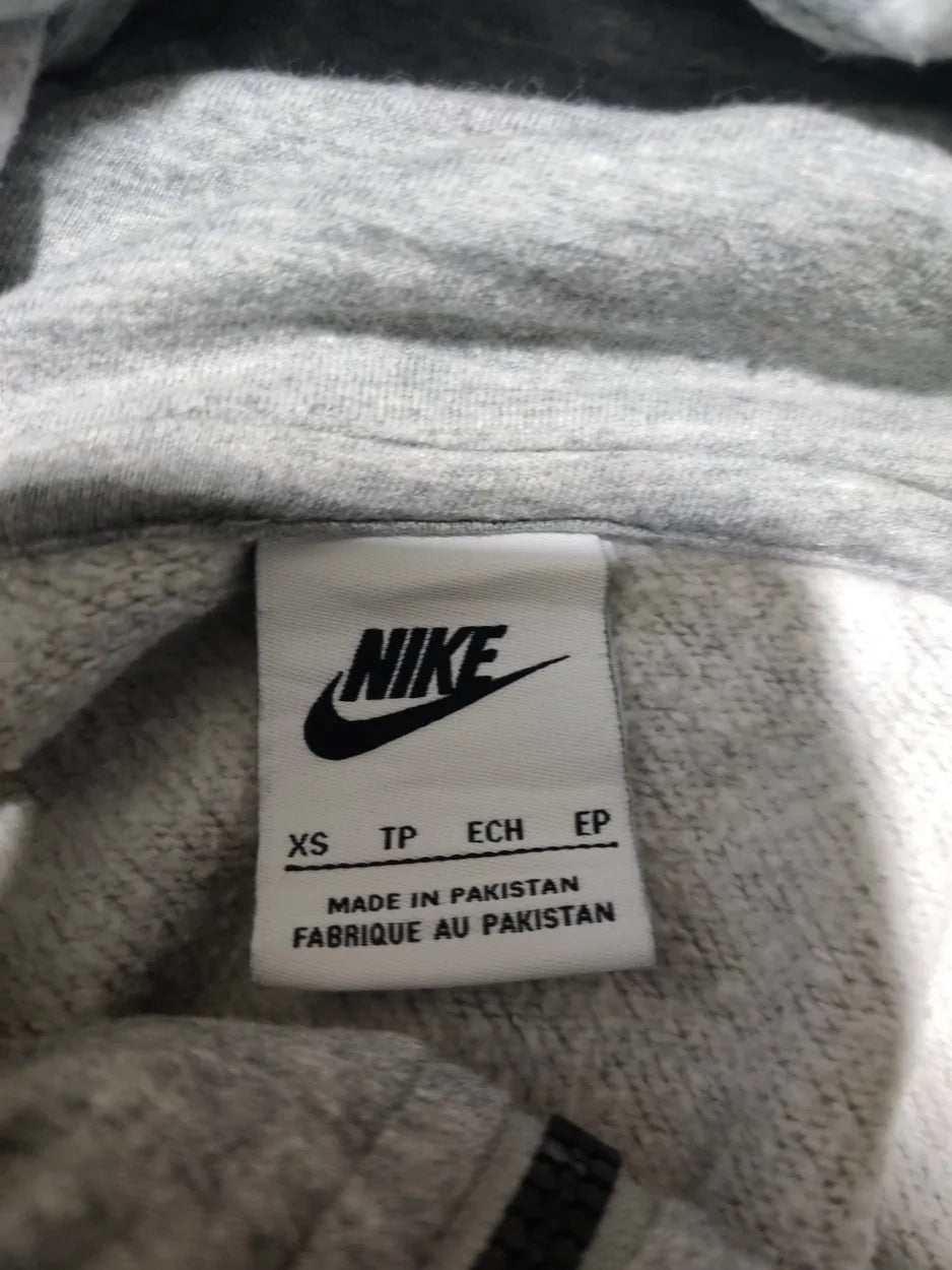 Nike Men Cotton Fleece Gray Zipper XS – Preloved Labels (view 3)