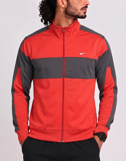 Nike Men Polyester Red Gray Zipper L – Preloved Labels