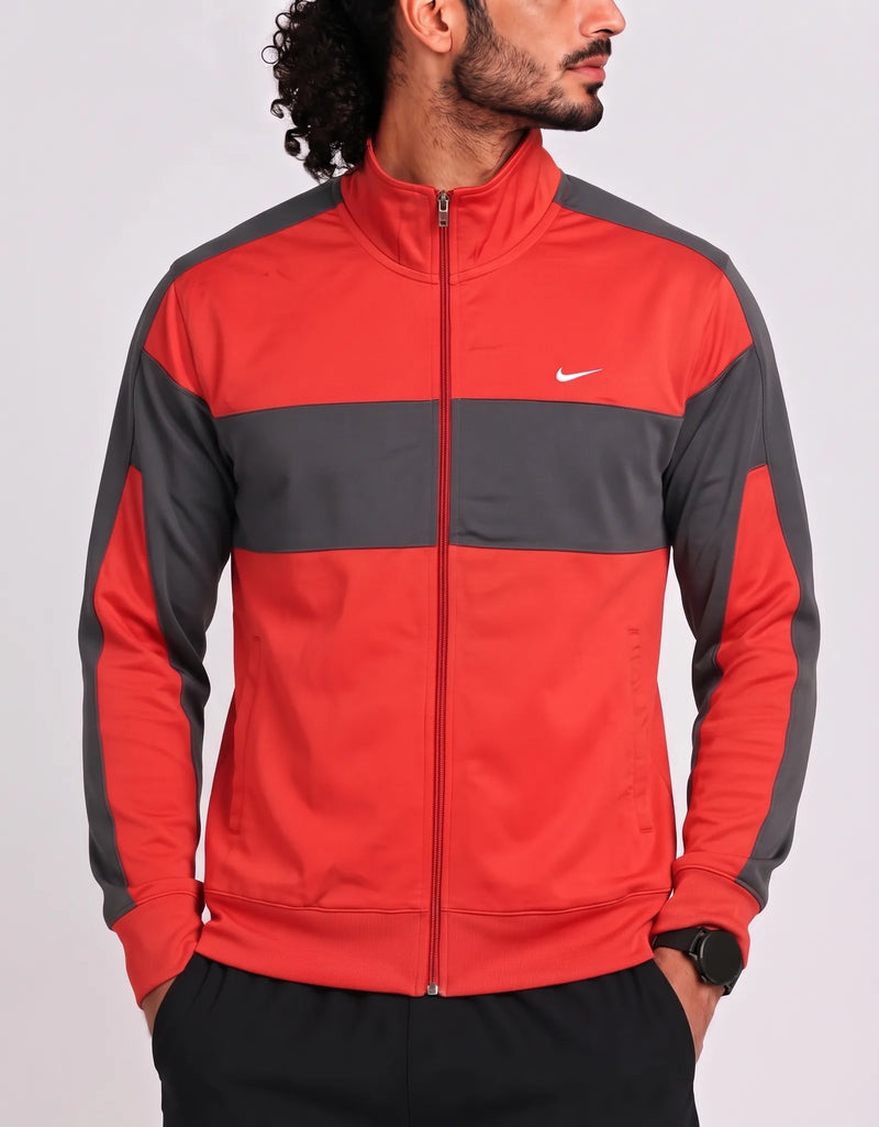 Nike Men Polyester Red Gray Zipper L – Preloved Labels