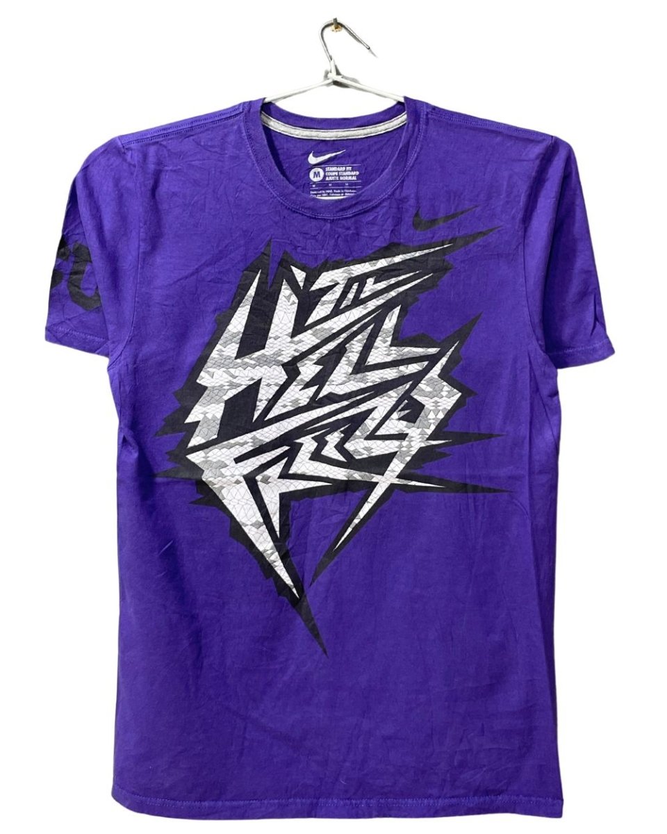 Nike Purple Cotton T Shirt For Men M - Preloved Labels