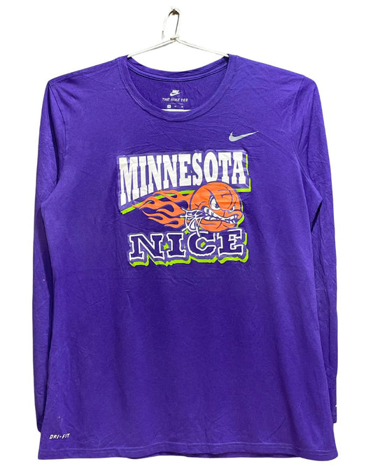 Nike Purple Sport For Women T Shirt XL - Preloved Labels