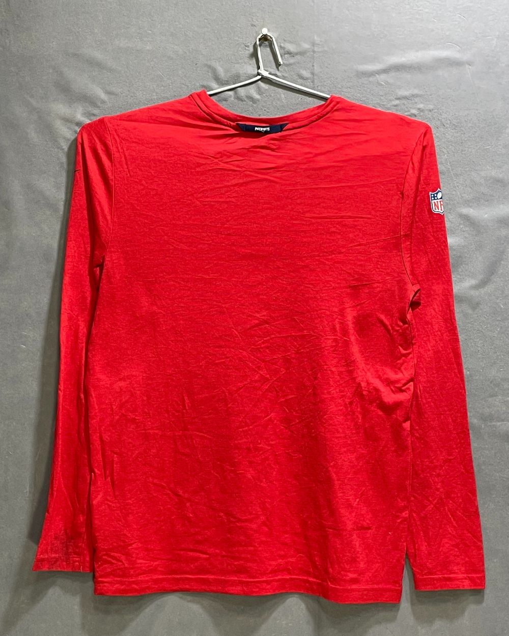 Nike Red Polyester Jersey Sport For Women T Shirt Small - Preloved Labels