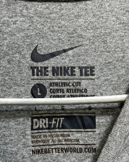 Nike The Tee Gray For Men Sports T Shirt L - Preloved Labels