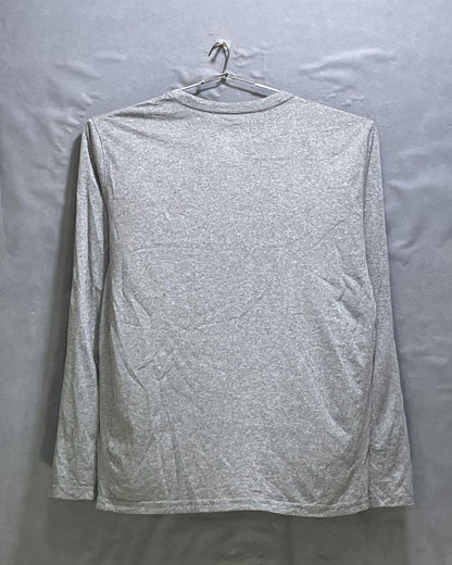 Nike The Tee Gray Sport For Women T Shirt L - Preloved Labels