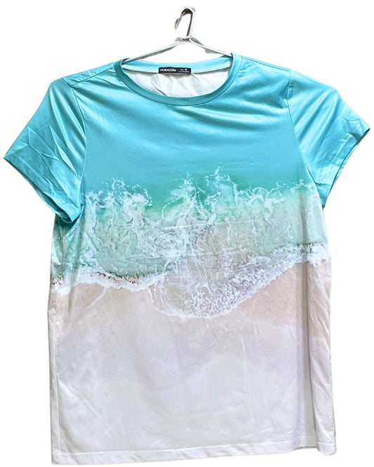 Noracora 3D Print Sport For Women T Shirt Medium - Preloved Labels