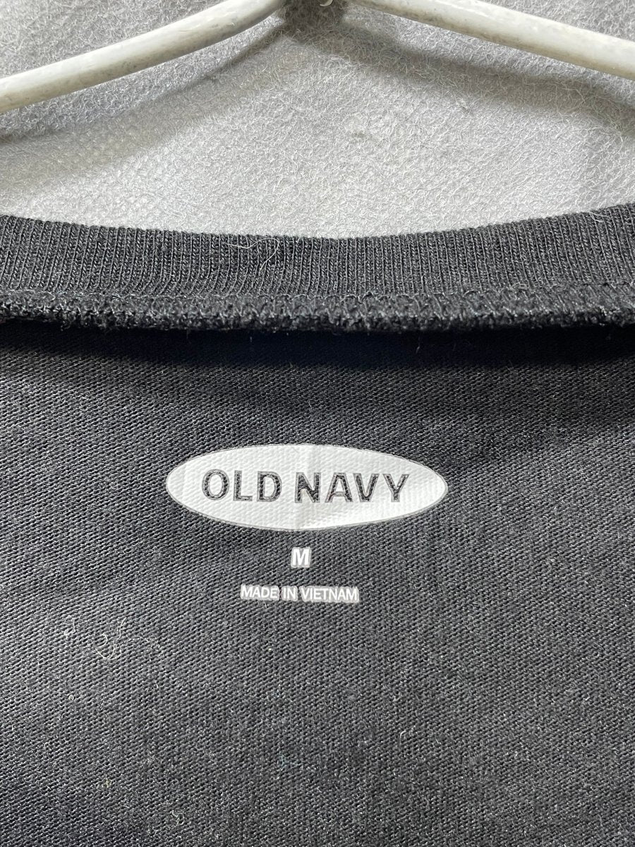Old Navy Black Cotton T Shirt For Men M - Preloved Labels