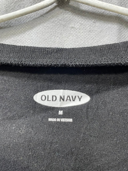 Old Navy Black Cotton T Shirt For Men M - Preloved Labels