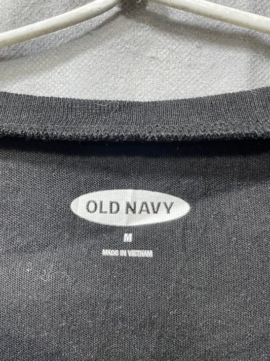 Old Navy Black Cotton T Shirt For Men M - Preloved Labels