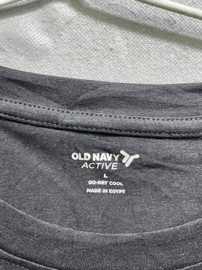 Old Navy Black For Men Sports T Shirt L - Preloved Labels