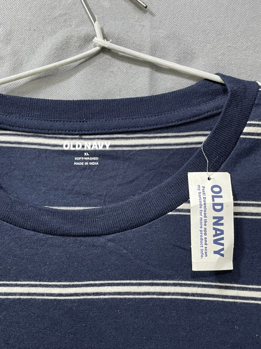 Old Navy Blue Cotton T Shirt For Men XL - Preloved Labels