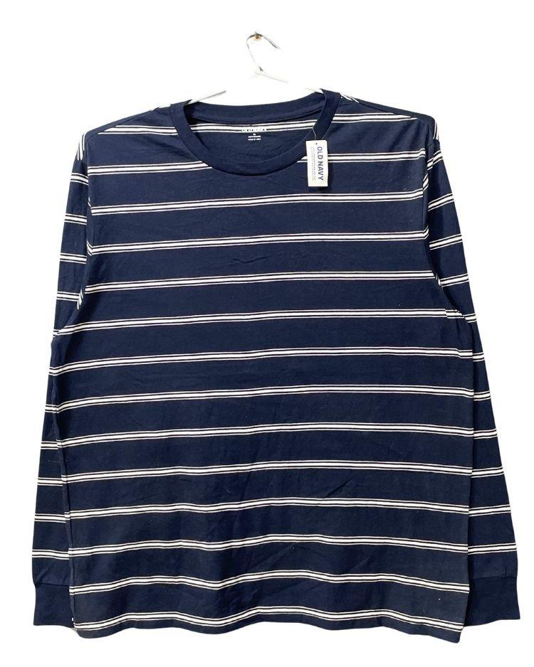 Old Navy Blue Cotton T Shirt For Men XL - Preloved Labels