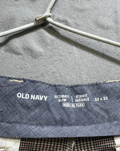 Old Navy Brown Cotton Dress Pant For Men M - Preloved Labels