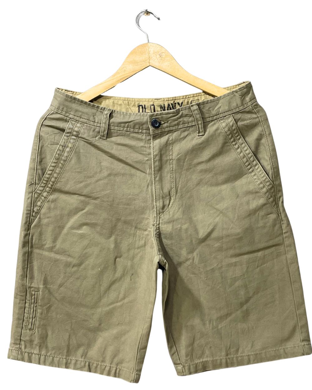 Old Navy Green Cotton Short For Men S - Preloved Labels