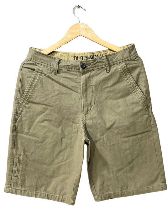 Old Navy Green Cotton Short For Men S - Preloved Labels