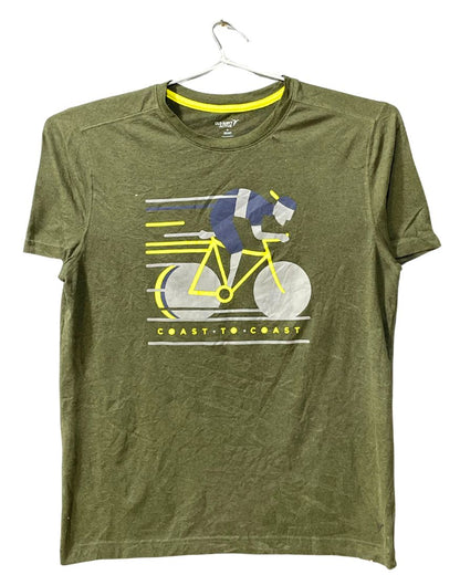Old Navy Green Cotton T Shirt For Men M - Preloved Labels