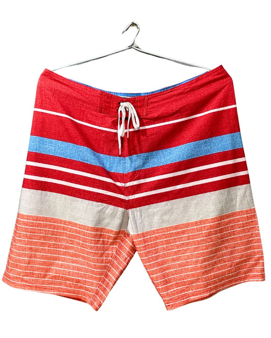 Old Navy Red Parachute Polyester Short For Men L - Preloved Labels