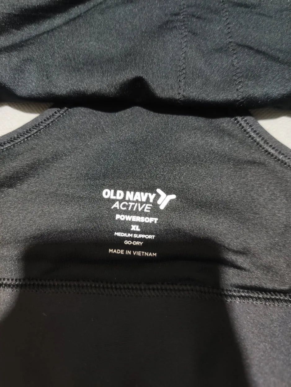 Old Navy Women Black Sport Bra XL – Preloved Labels (view 3)