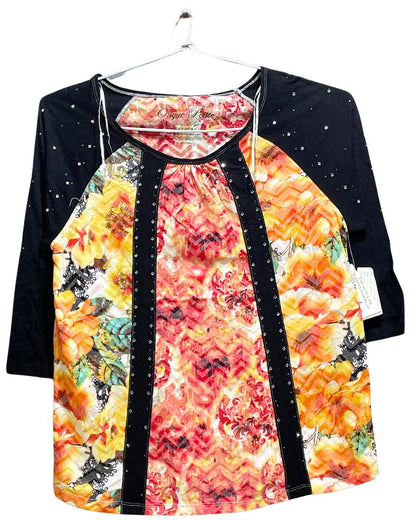 Onque Petite Multi Sport For Women T Shirt L - Preloved Labels