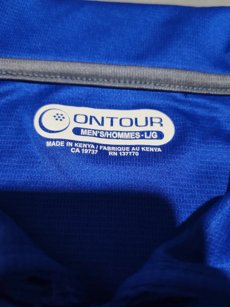 Ontour Men Sport Blue Polo T Shirt L – Preloved Labels (view 3)