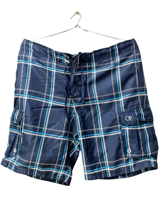 OP Black Parachute Net Short For Men L - Preloved Labels