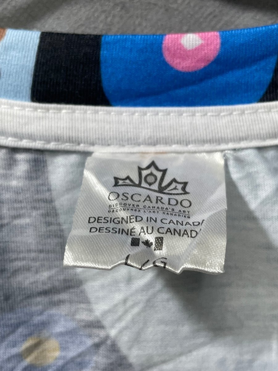 Oscaroo Multi Cotton T Shirt For Men L - Preloved Labels