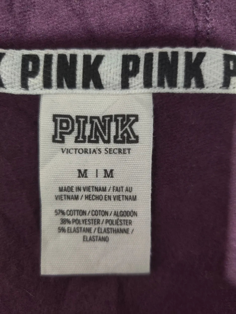 Pink Women Cotton Maroon Zipper M – Preloved Labels (view 2)