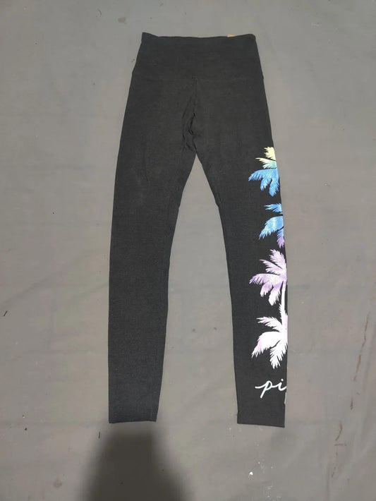 Pink Women Gray Sport Tights – Preloved Labels (view 2)