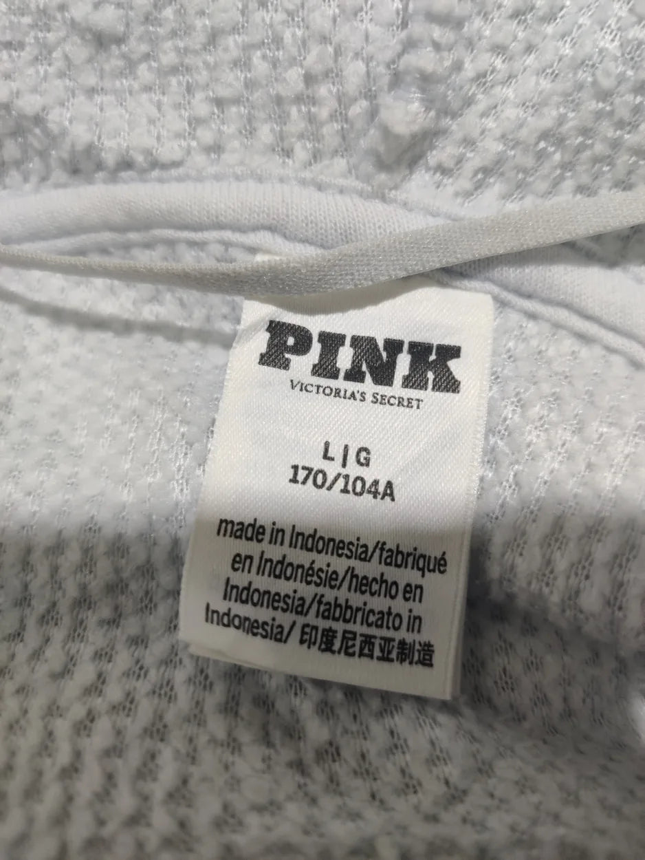 Pink Women Wool Gray Hoodie L – Preloved Labels (view 2)
