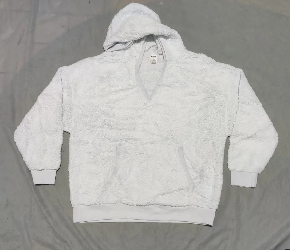 Pink Women Wool Gray Hoodie L – Preloved Labels (view 3)