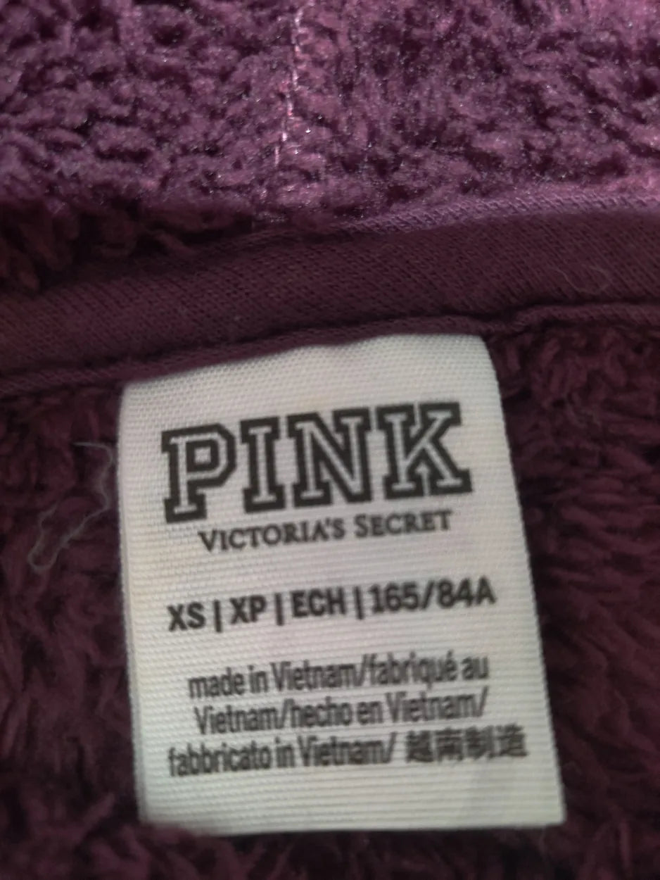 Pink Women Wool Maroon Hoodie XS – Preloved Labels (view 2)
