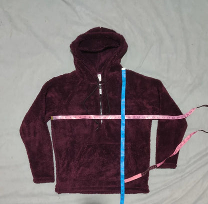 Pink Women Wool Maroon Hoodie XS – Preloved Labels (view 4)