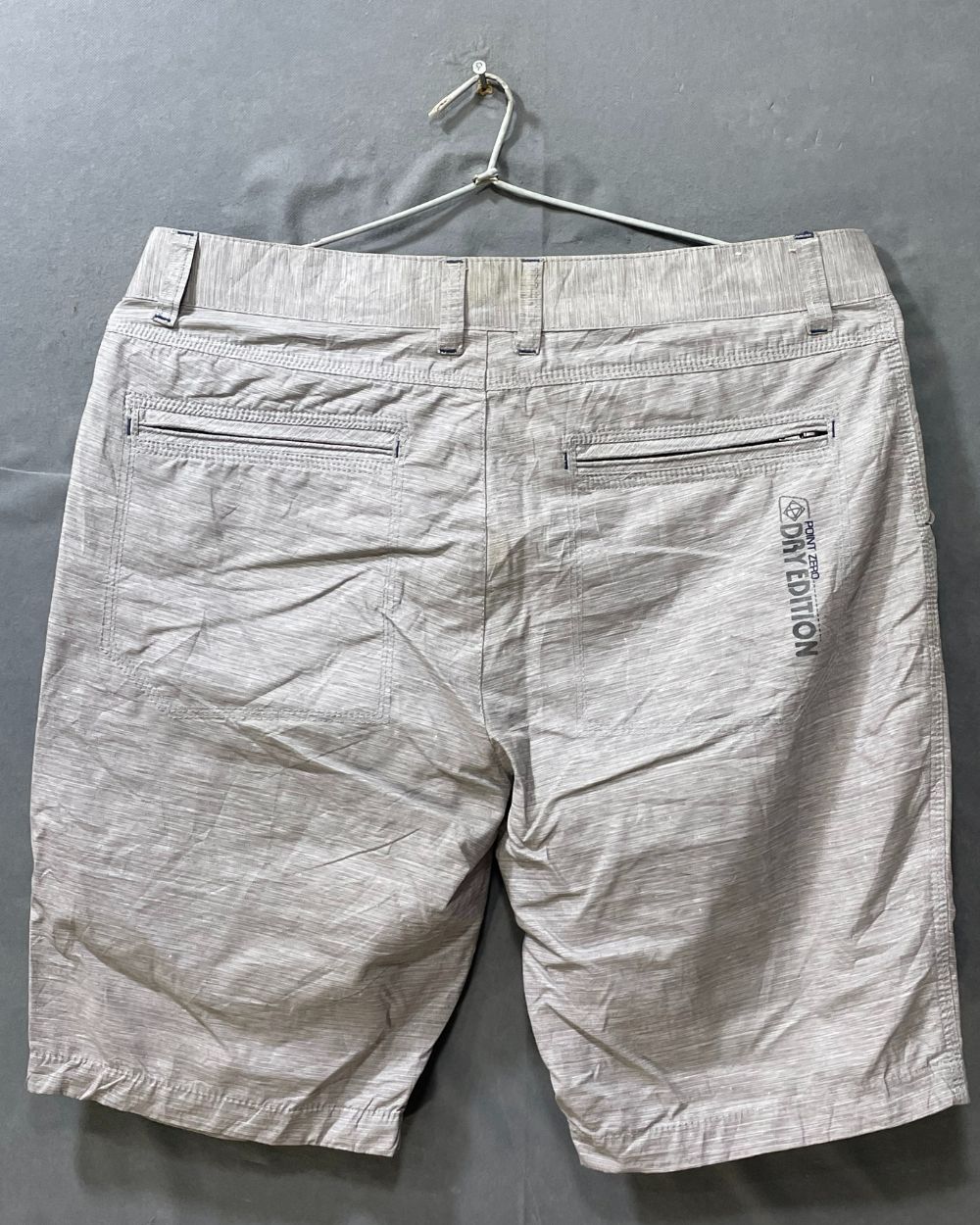 Point Zero Gray Cotton Short For Men L - Preloved Labels