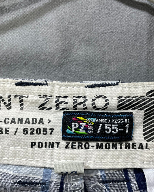Point Zero White Cotton Short For Men M - Preloved Labels