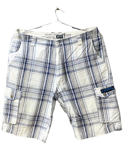 Point Zero White Cotton Short For Men M - Preloved Labels