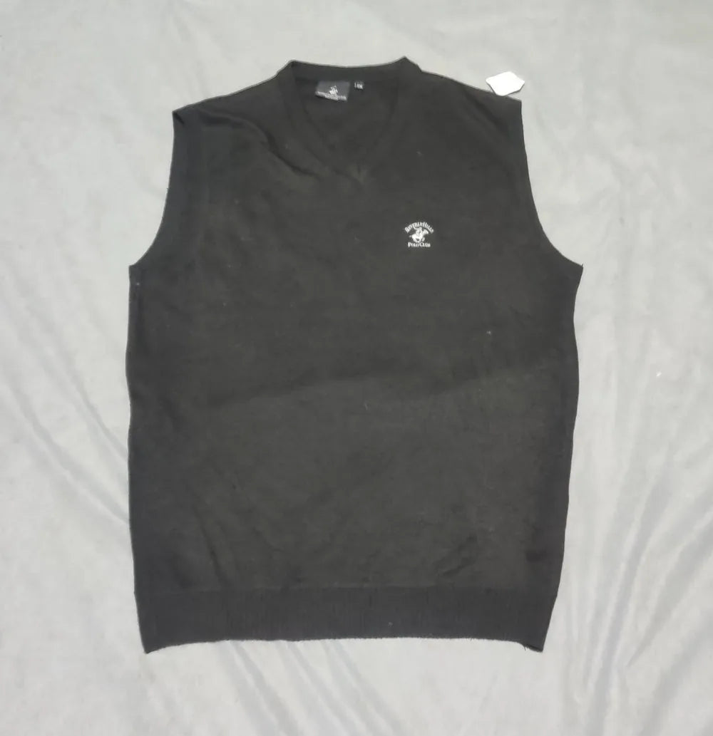 Polo Beverly Hills Club Men Cotton Fleece Black Sweater 2XL – Preloved Labels (view 2)