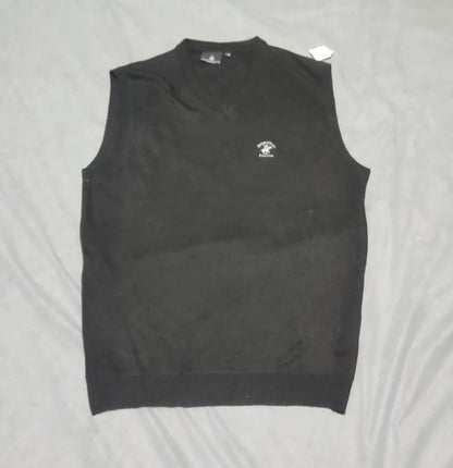 Polo Beverly Hills Club Men Cotton Fleece Black Sweater 2XL – Preloved Labels (view 2)
