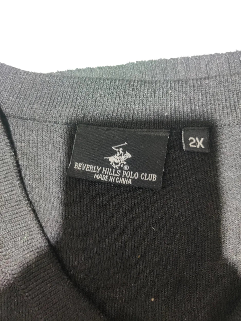 Polo Beverly Hills Club Men Cotton Fleece Black Sweater 2XL – Preloved Labels (view 3)
