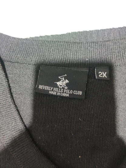 Polo Beverly Hills Club Men Cotton Fleece Black Sweater 2XL – Preloved Labels (view 3)