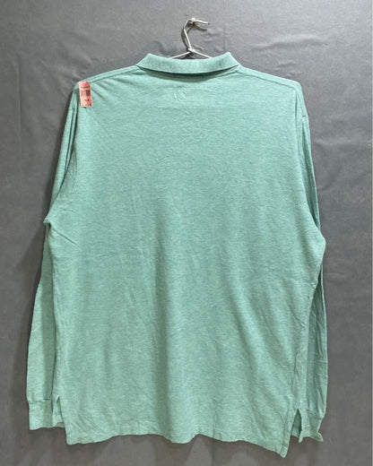 Polo By Ralph Lauren Green Cotton Jersey Polo T Shirt For Men X Large - Preloved Labels