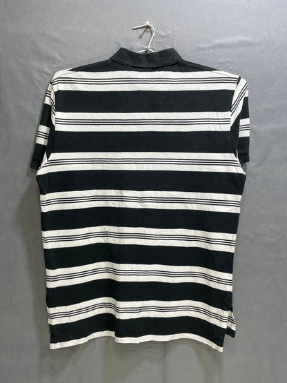 Polo Ralph Lauren Black Cotton Jersey Polo T Shirt For Men L - Preloved Labels
