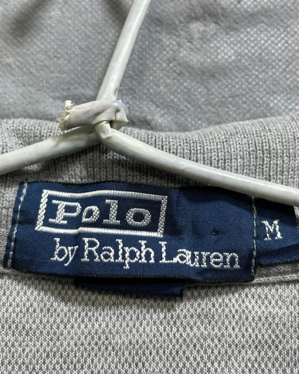 Polo Ralph Lauren Black Cotton Polo T Shirt For Men Medium - Preloved Labels