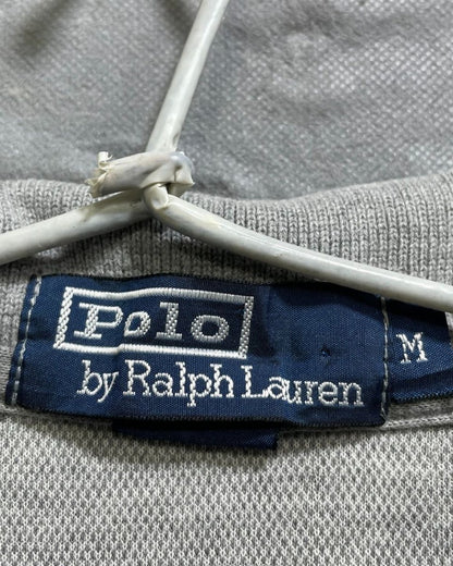 Polo Ralph Lauren Black Cotton Polo T Shirt For Men Medium - Preloved Labels