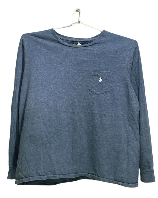 Polo Ralph Lauren Blue Cotton For Men T Shirt XL - Preloved Labels