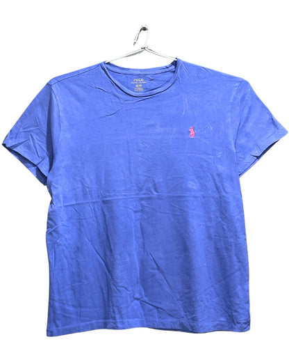 Polo Ralph Lauren Blue Cotton For Women T Shirt Medium - Preloved Labels