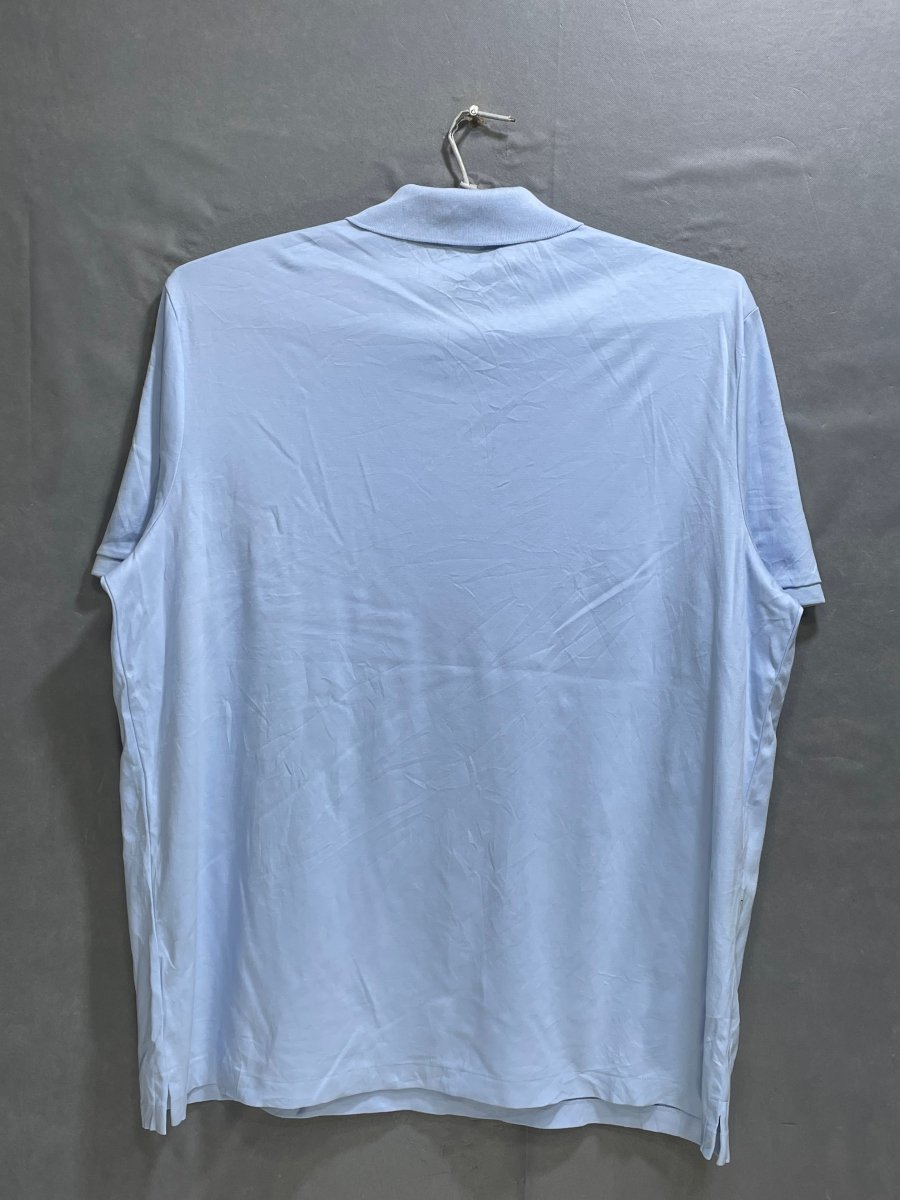 Polo Ralph Lauren Blue Cotton Jersey Polo T Shirt For Men X Large - Preloved Labels