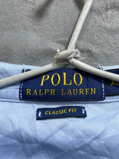 Polo Ralph Lauren Blue Cotton Jersey Polo T Shirt For Men X Large - Preloved Labels